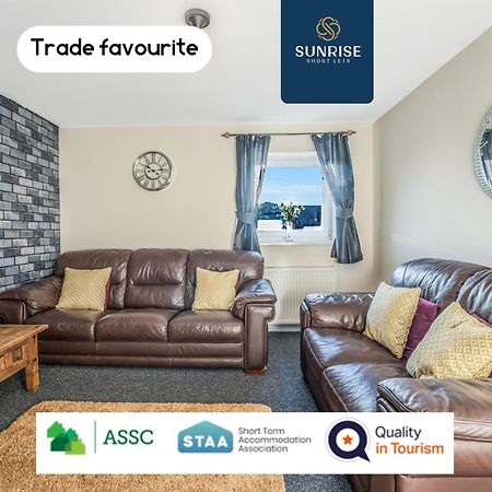 The Law, Has 4 Rooms With Tvs, 2 Bathrooms, Central, Free Parking, Fully Equipped, Contractor And Trades Favourite, 5 Mins To Centre - Long Stays, Invoice And Reduced Price Are Only Via Sunrise Short Lets Дънди Екстериор снимка