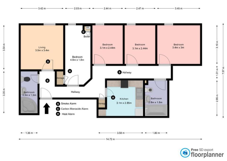 The Law, Has 4 Rooms With Tvs, 2 Bathrooms, Central, Free Parking, Fully Equipped, Contractor And Trades Favourite, 5 Mins To Centre - Long Stays, Invoice And Reduced Price Are Only Via Sunrise Short Lets Дънди Екстериор снимка